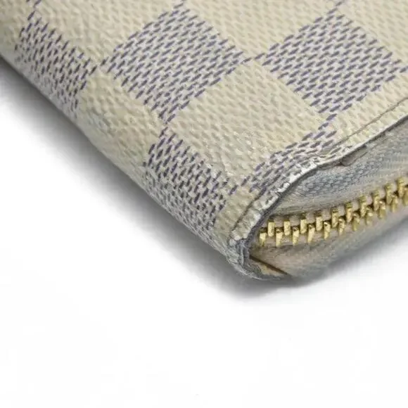 $915 Louis Vuitton  Damier Azur Zippy Wallet SD3196 - Picture 11 of 15